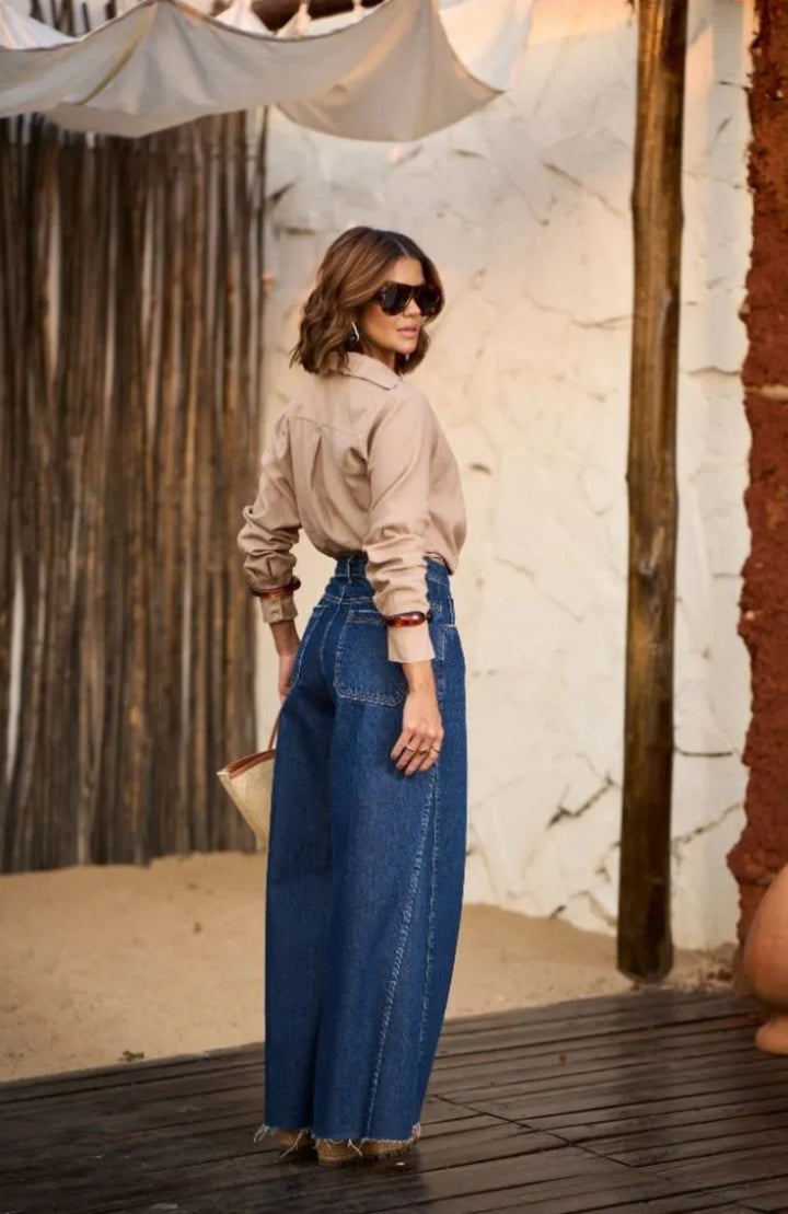 Contra Censura - Calça Jeans Escura