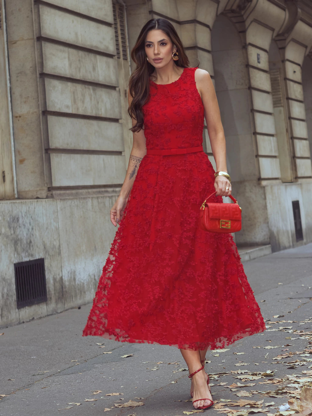 Luzia Fazzolli -Embroidered/Tailored Dress