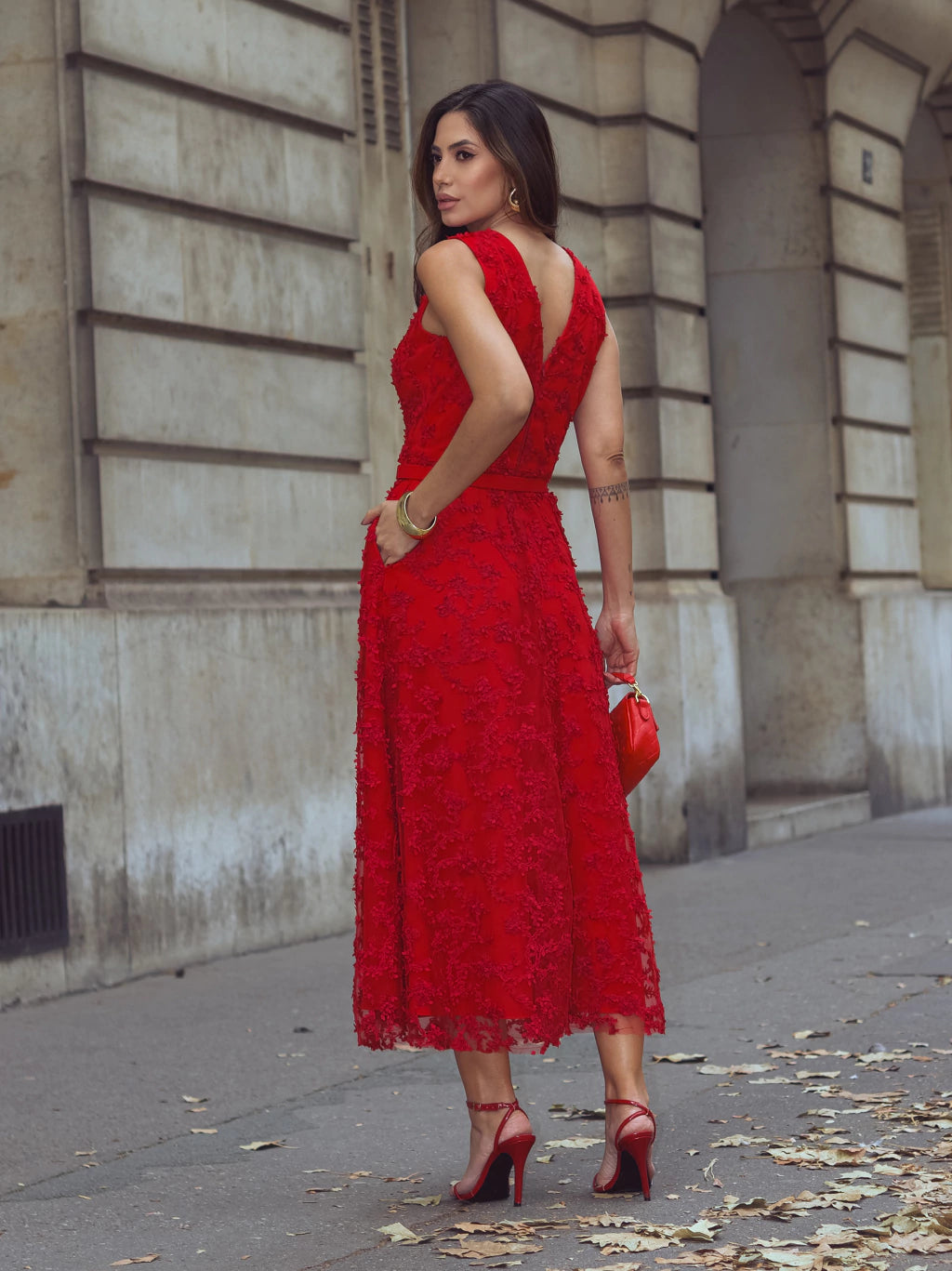 Luzia Fazzolli -Embroidered/Tailored Dress