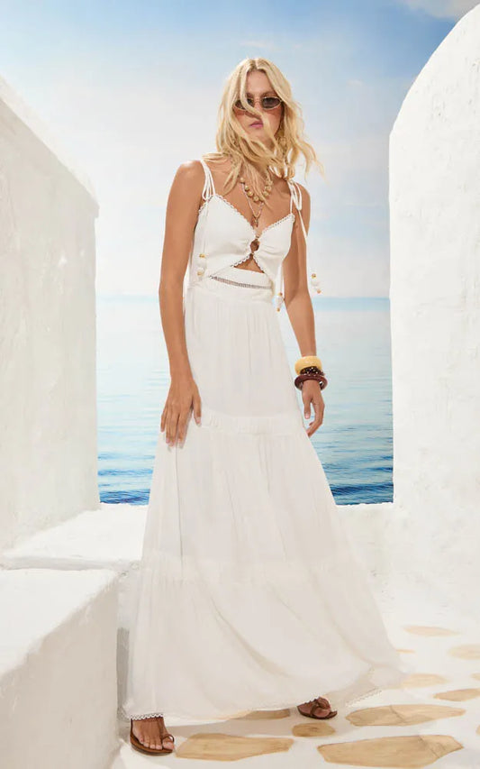 Isa Paes - Long Dress with Fran Detail
