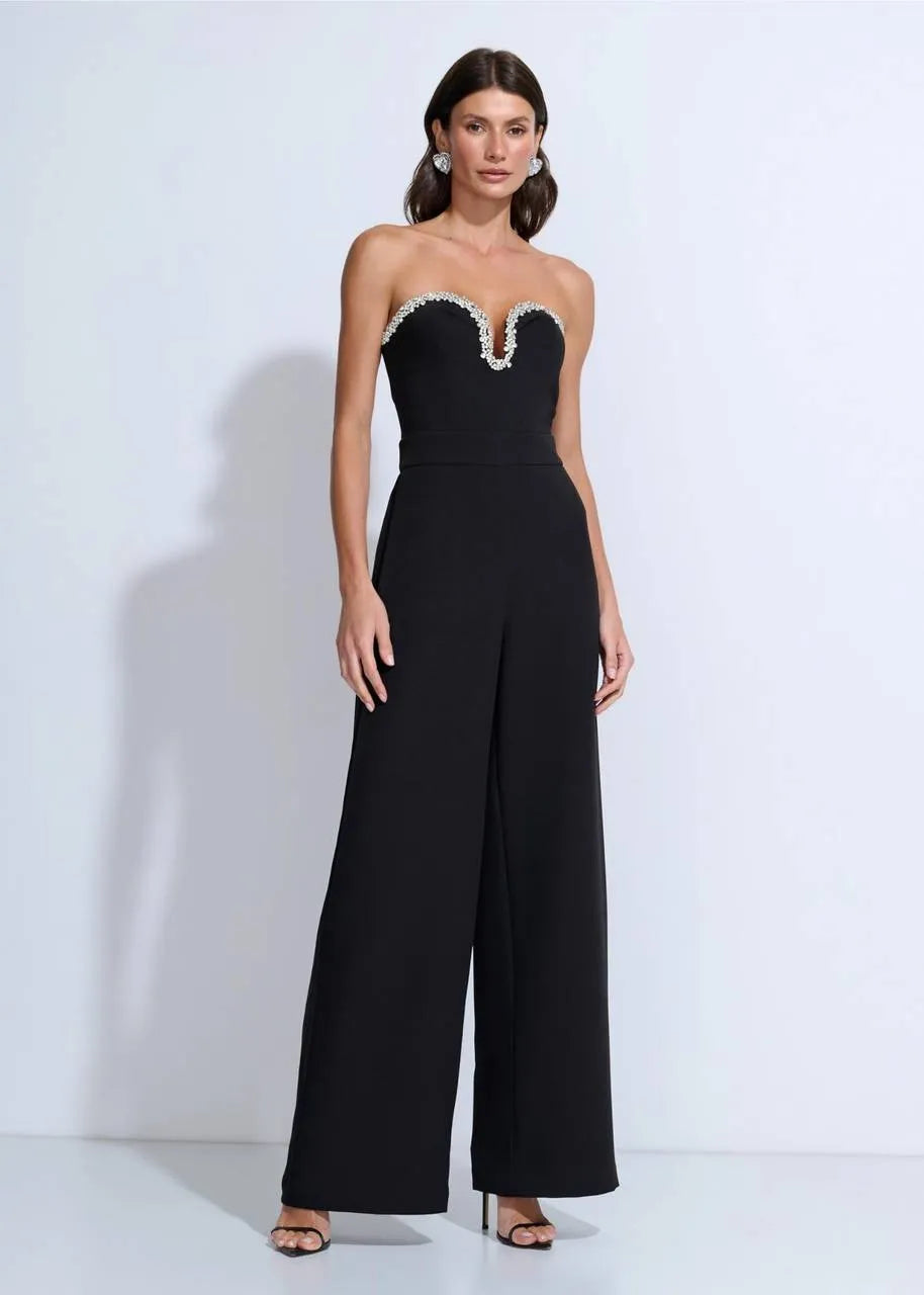 Lore - Embroided Chest Jumpsuit