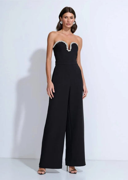 Lore - Embroided Chest Jumpsuit