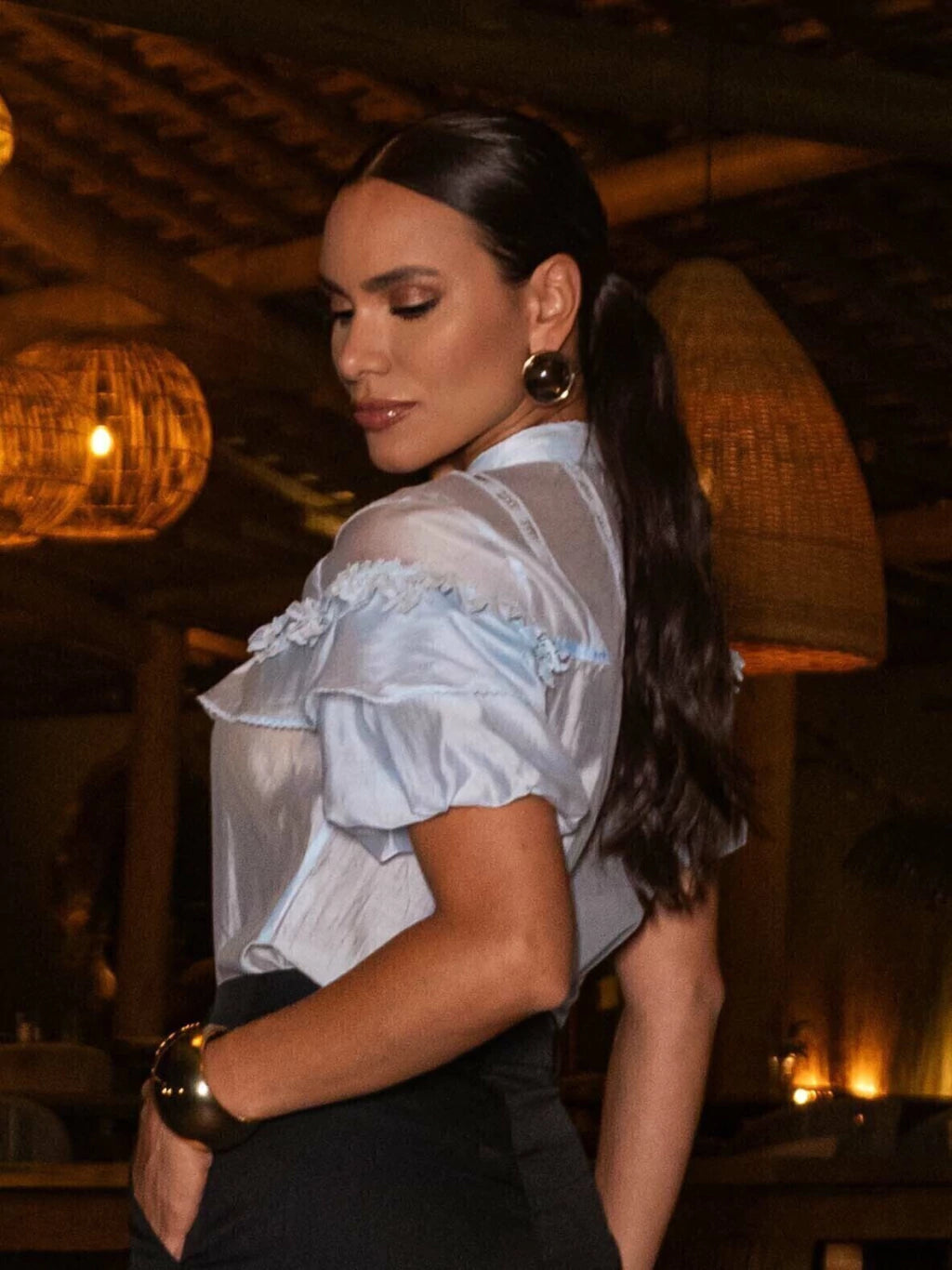 Luzia Fazzolli - Lyocell Organza Shirt