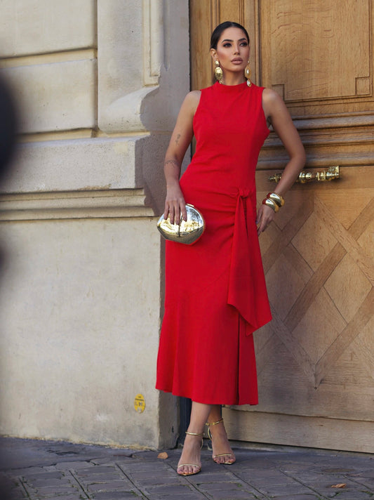 Luzia Fazzolli - Tailored Dress with Tie