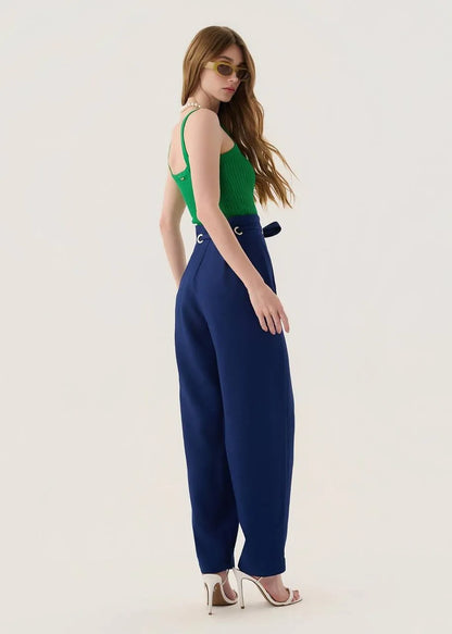 Lore - Lore - Barrel Pants with Eyelet Detail