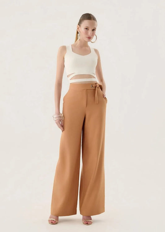 Lore - Wide Leg with Eyelet Detail