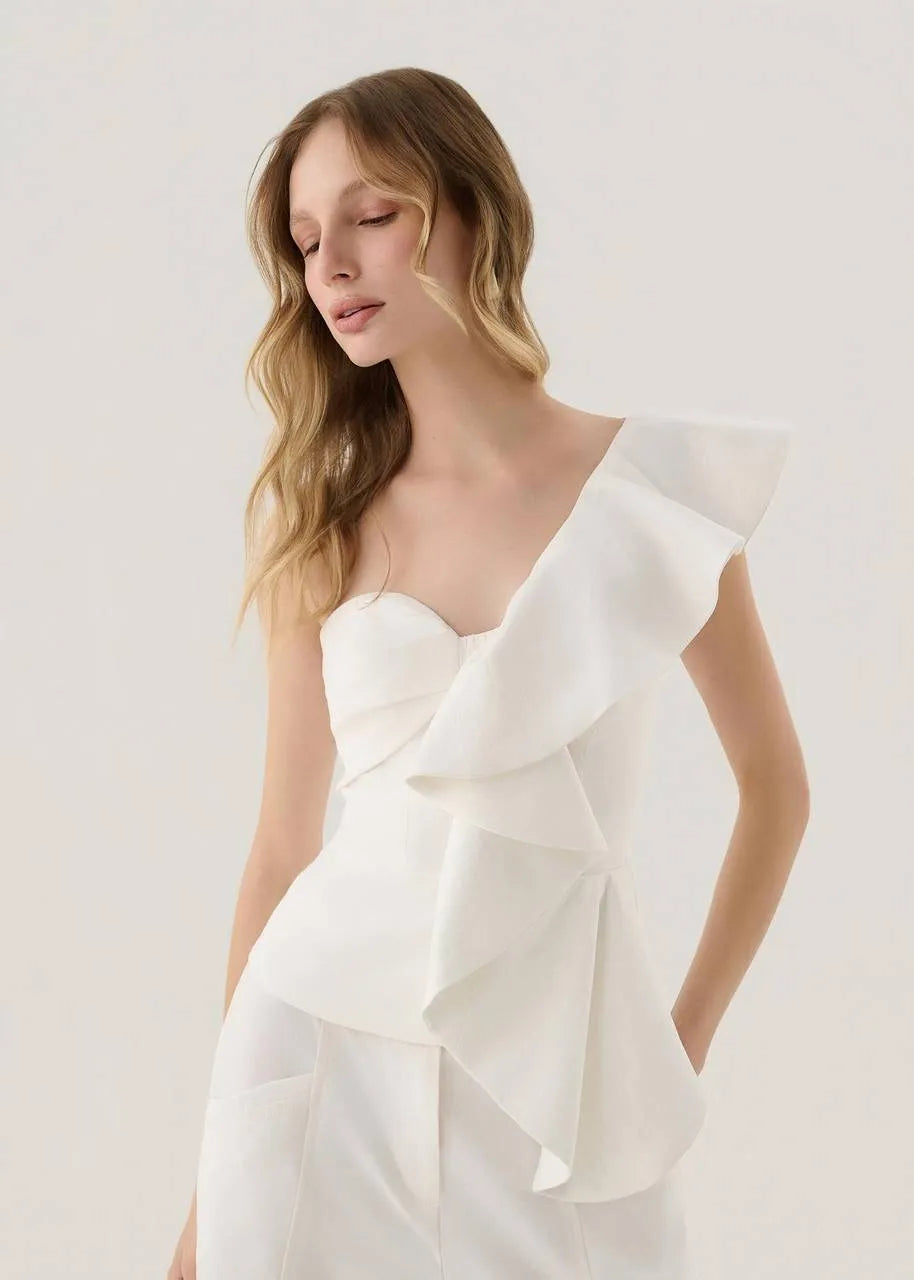 Lore - One Shoulder and Pants Set