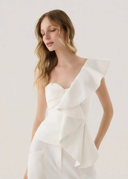 Lore - One Shoulder and Pants Set