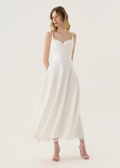 Lore - Metal Strap Midi Dress