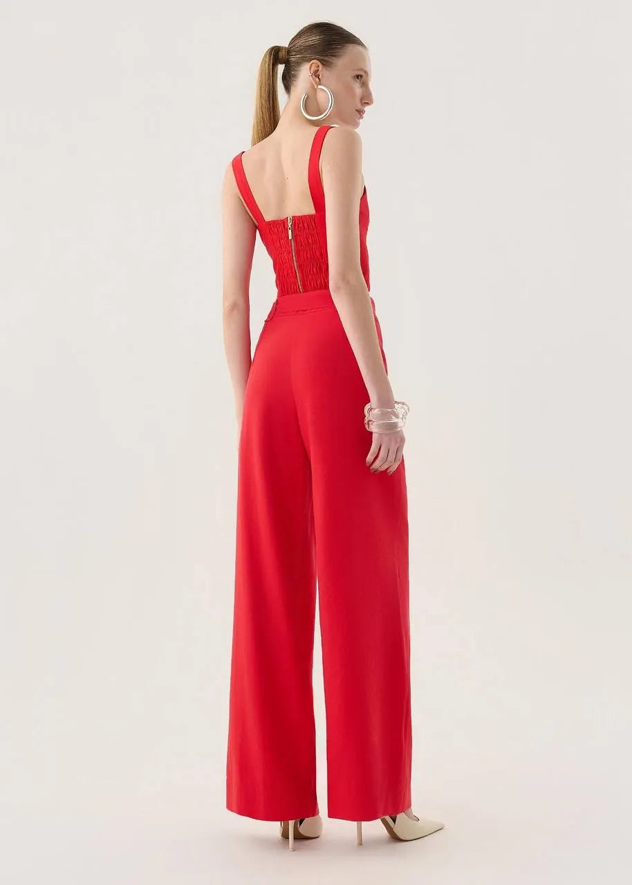 Lore - Pants w/ Double Buckle Belt