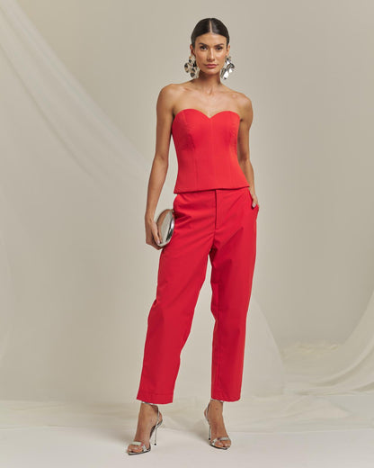 Bfly - Cigarette Pants and Corset Set