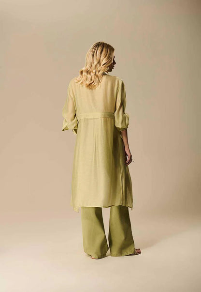 Caos - Maxi Detachable Organza Shirt