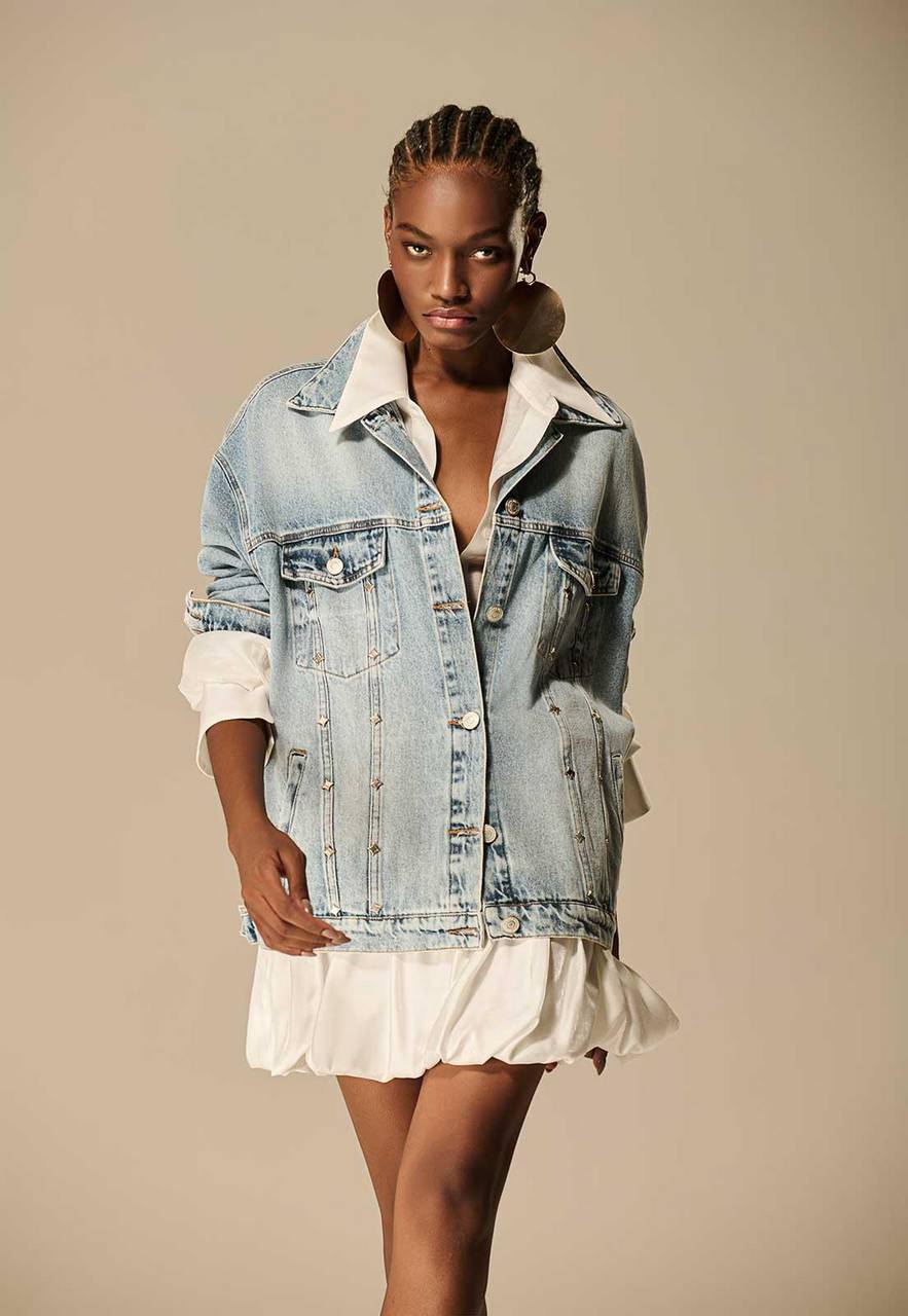 Caos - Oversized Jacket w/Star detail