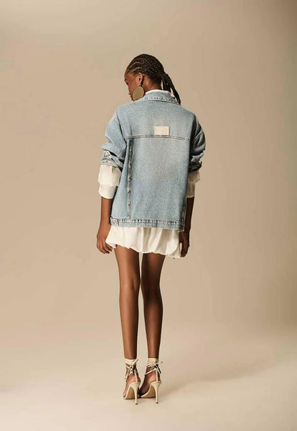 Caos - Oversized Jacket w/Star detail