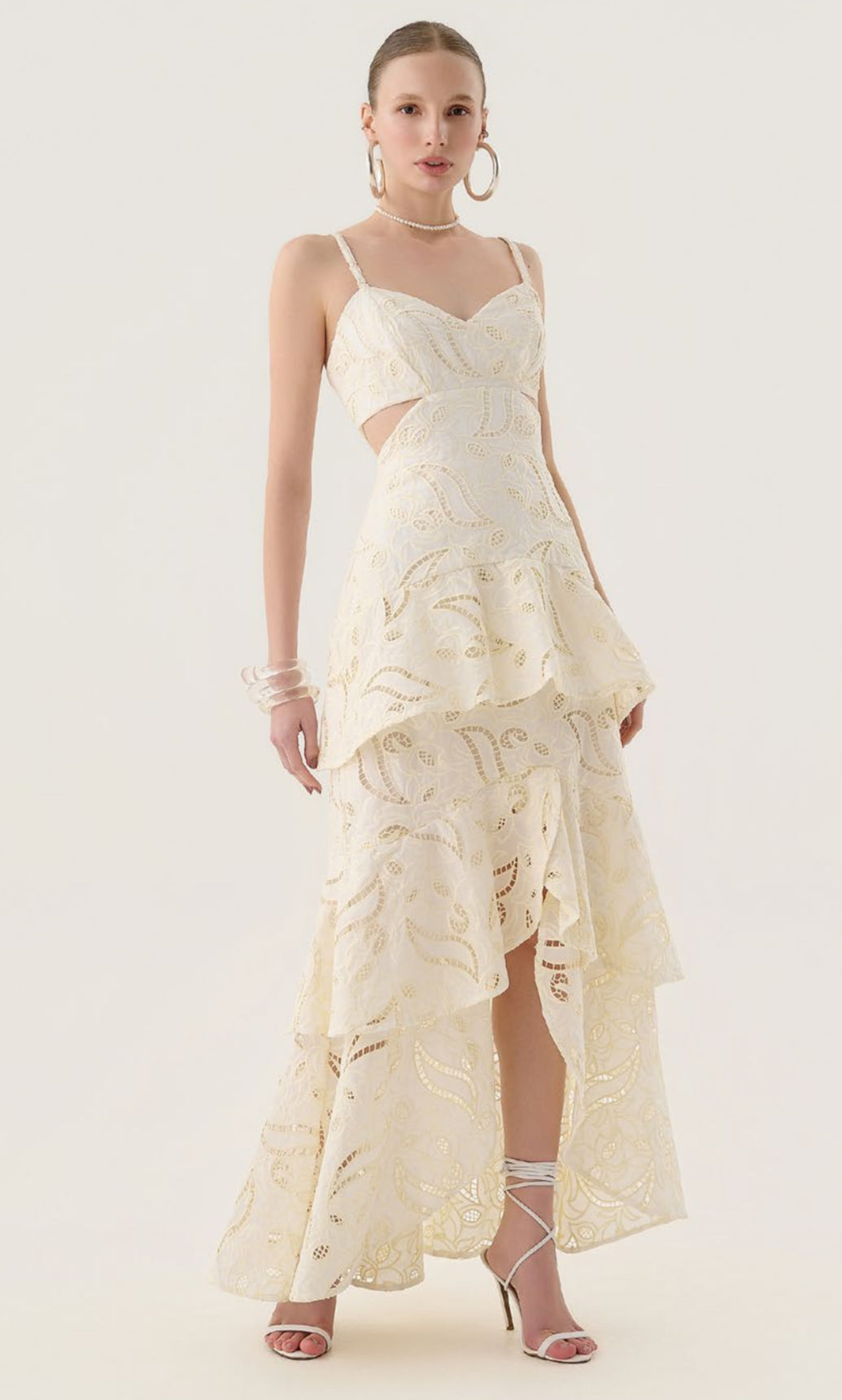 Lore - Bloom Embroidered Ruffled Dress
