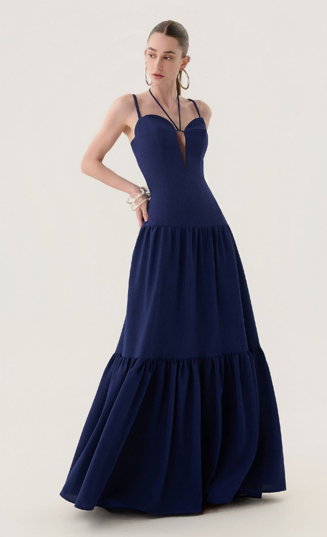 Lore - Long Cordon Natural Dress