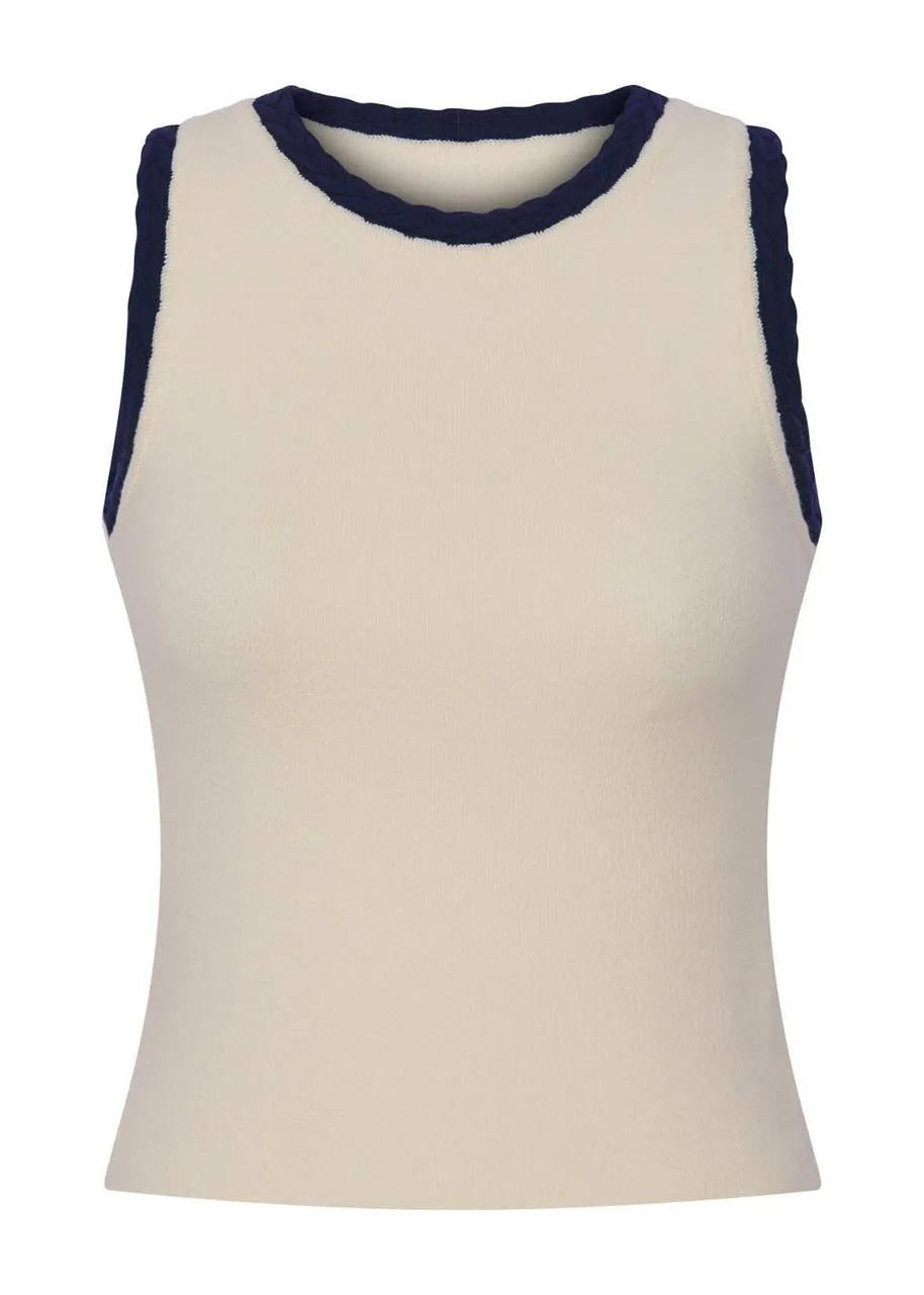 Lore - Braided Knit Tank Top