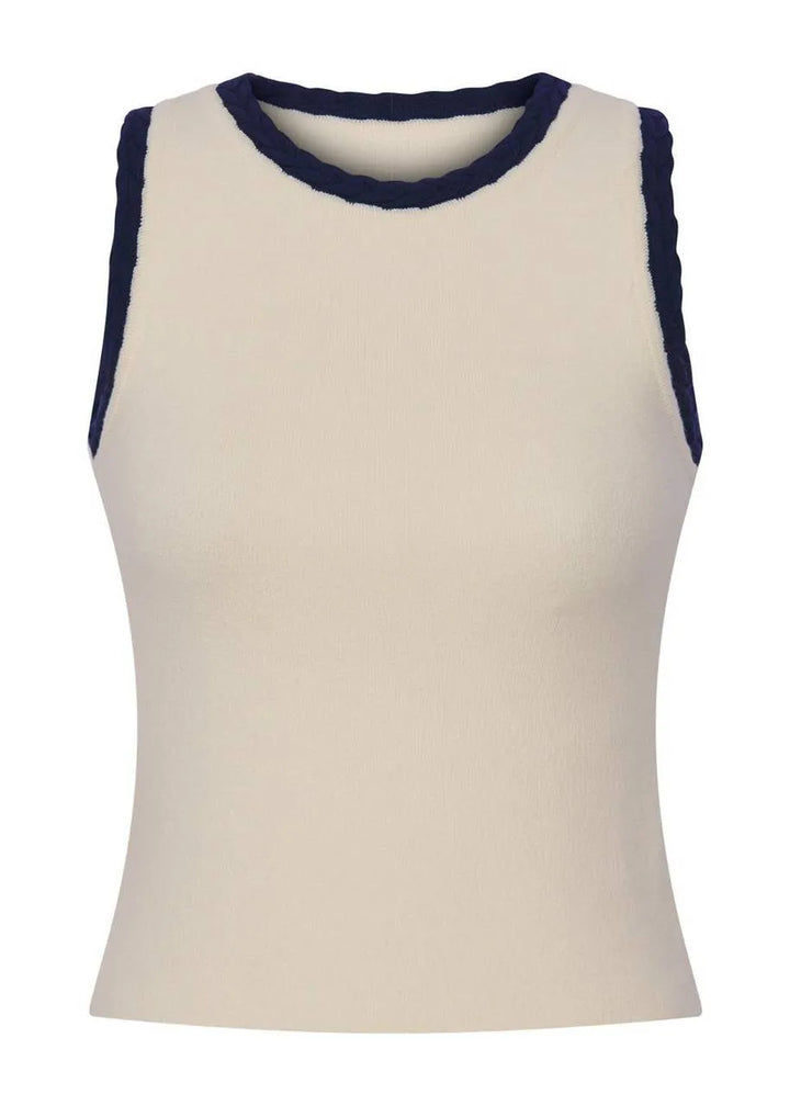 Lore - Braided Knit Tank Top