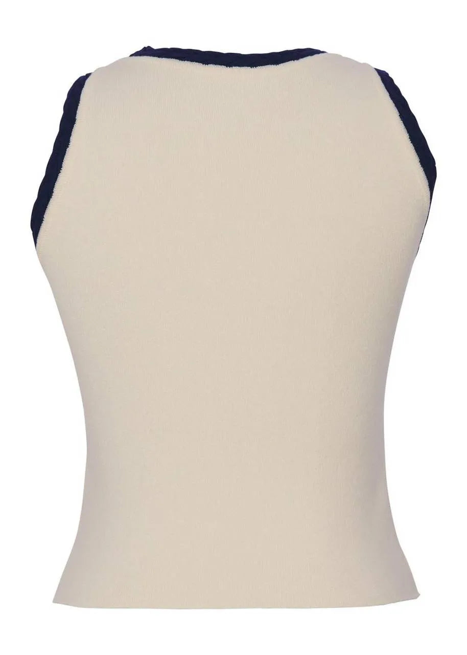 Lore - Braided Knit Tank Top