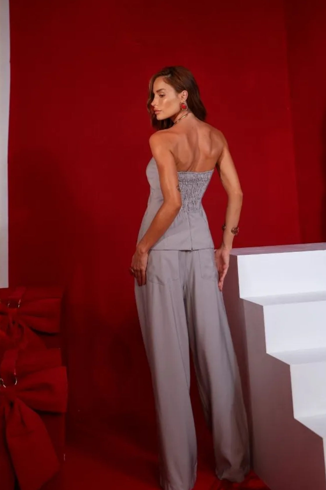 Contra Sensura - Strapless Set with Eyelets