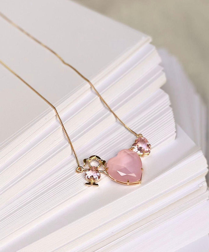 Nuria - Colorful Heart Son Necklace