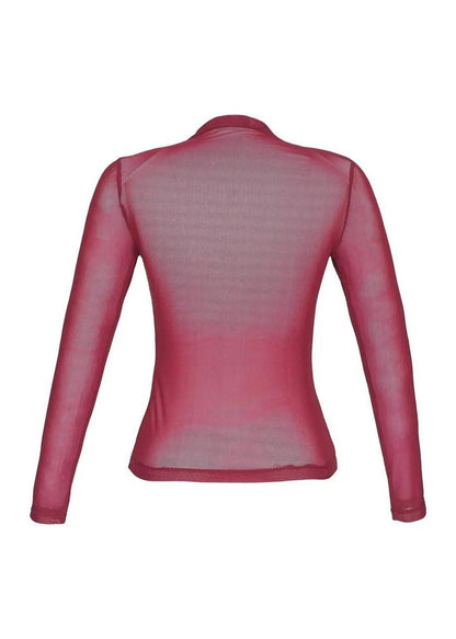 Lore - Long Sleeve Tulle Blouse