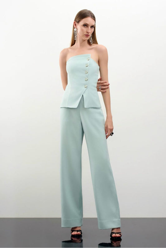 Lore - Tailored Wide Leg Corset Set