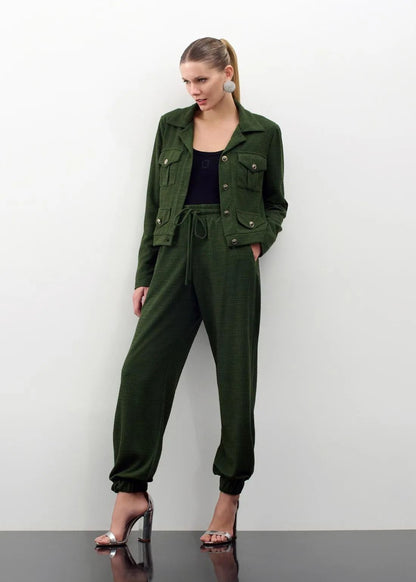 Lore - Comfy Jacket Jogger Pants Set