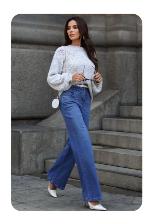 Contra Sensura - Long Sleeve Knit Blouse