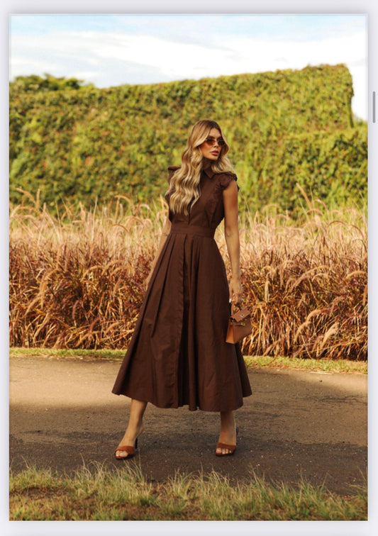 Closet Deluxe - Embroidered Midi Dress