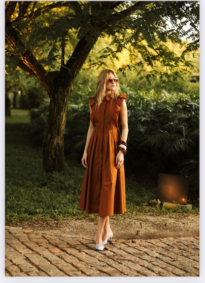Closet Deluxe - Embroidered Midi Dress