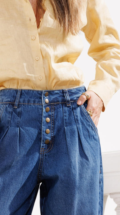 Contra Sensura - Dark Oversized Jeans