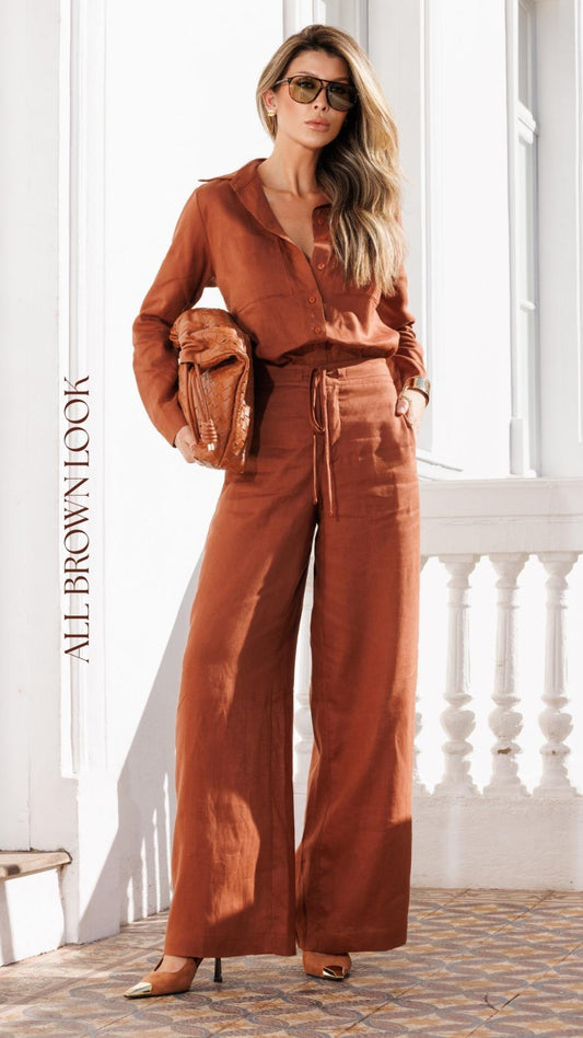 Contra Sensura - Linen Set with Tie