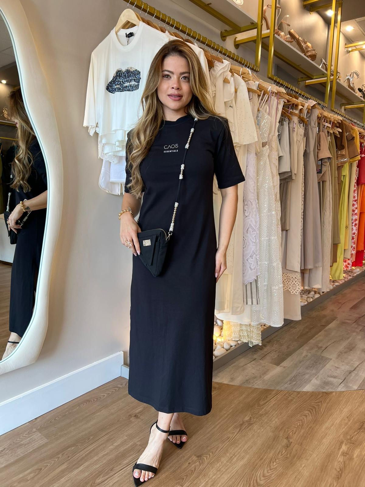 Caos - Side Opening Midi Dress