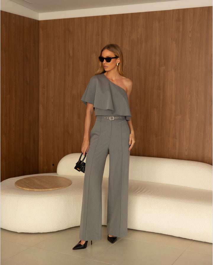 Karmani - Cropped Top/Ruffles and Pants