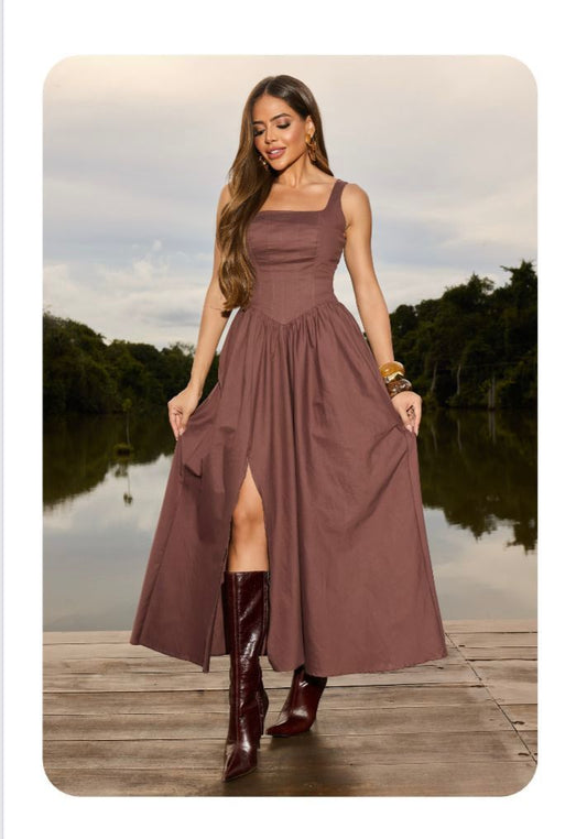 Contra Sensura - Long Slit Dress
