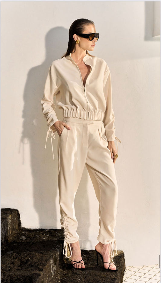 Anne Fernandes - Pants and Jacket Set with Adjustments