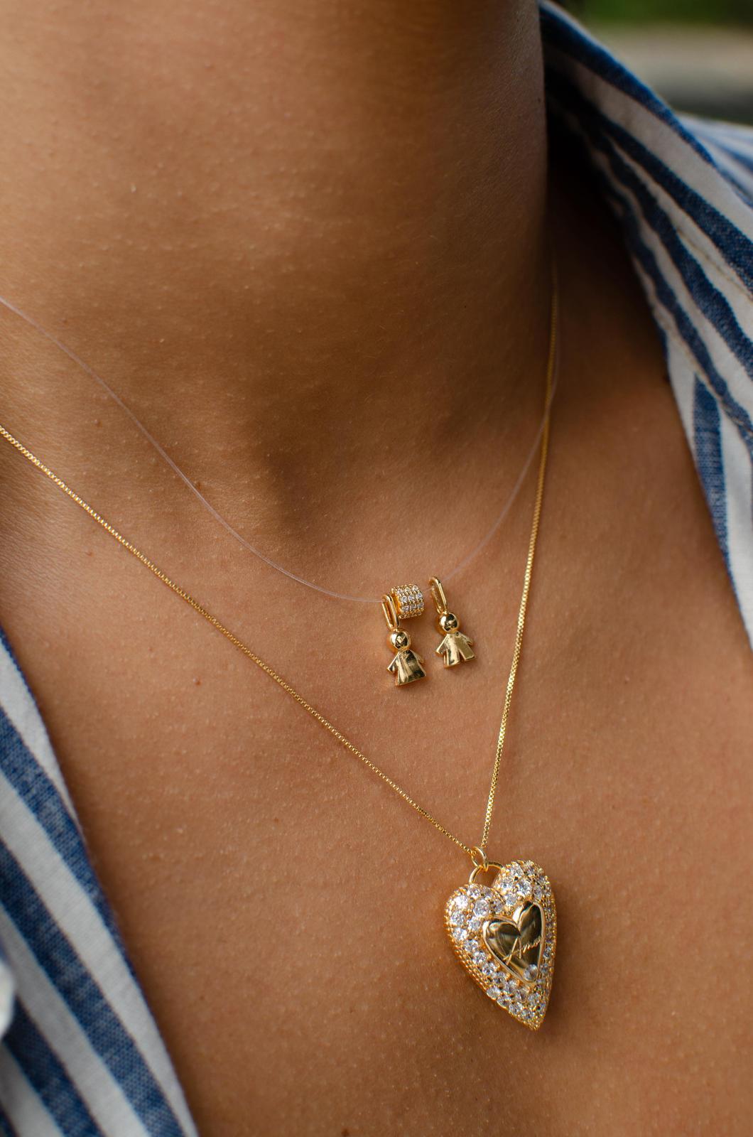 Nuria - Necklace with Children Pendant