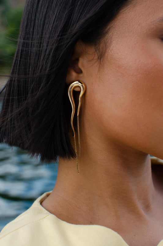Nuria -Liquid Flame Earrings