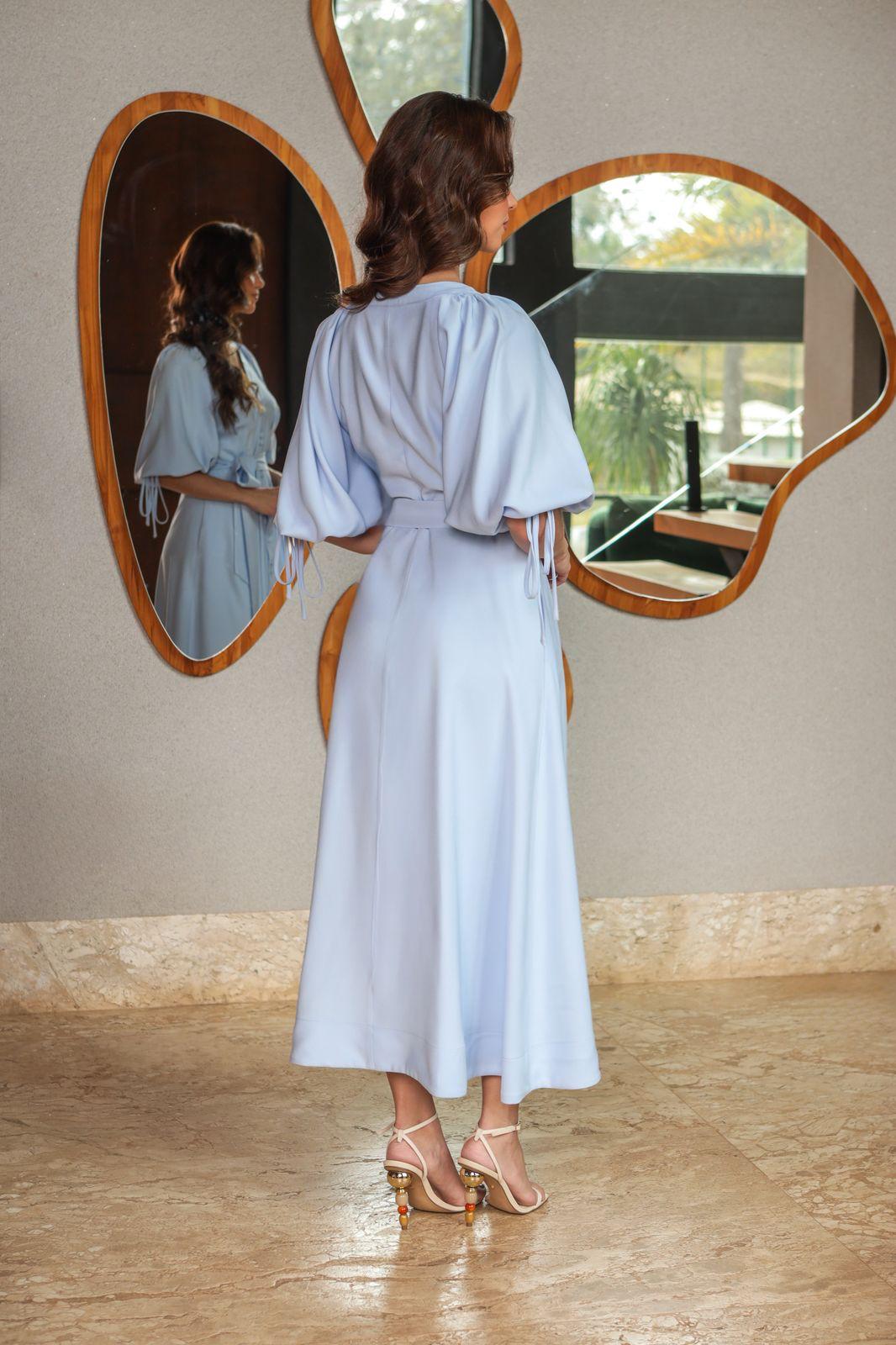 Doce Maria -  Bow on Sleeves Dress