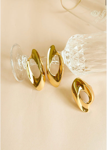 Nuria - Hollow Oval Set