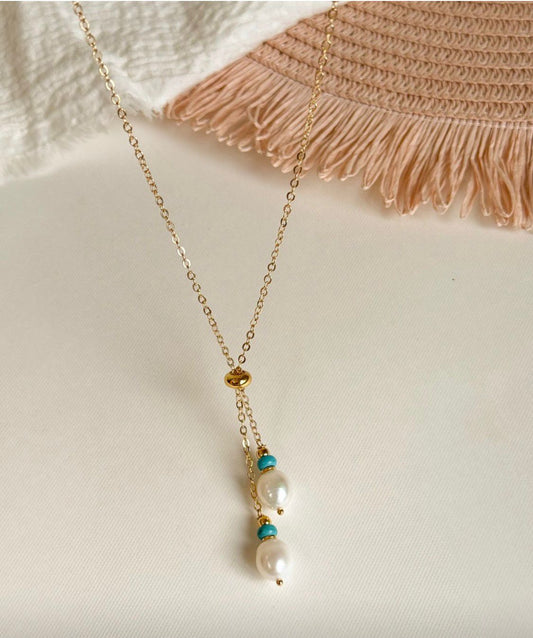 Nuria - Lagoon Pearl Necklace