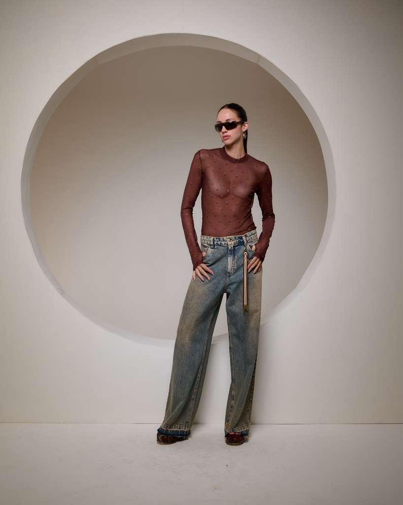 Bfly - Straight-Leg Jeans Drawstring Detail