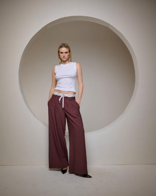 Bfly - Tailored Trousers Double Waistband