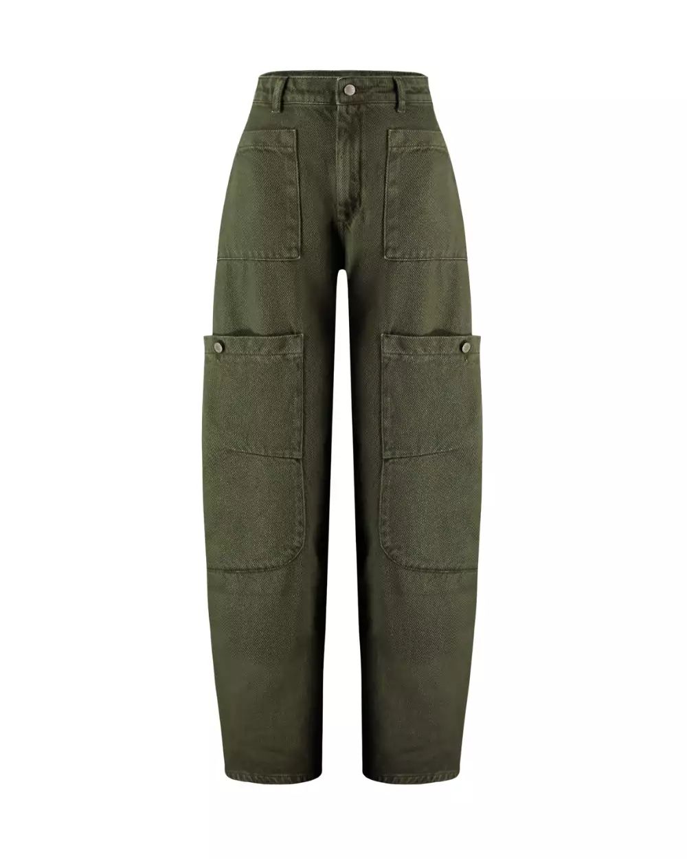 Alcance Jeans - Calça Cargo de Veludo Cotelê