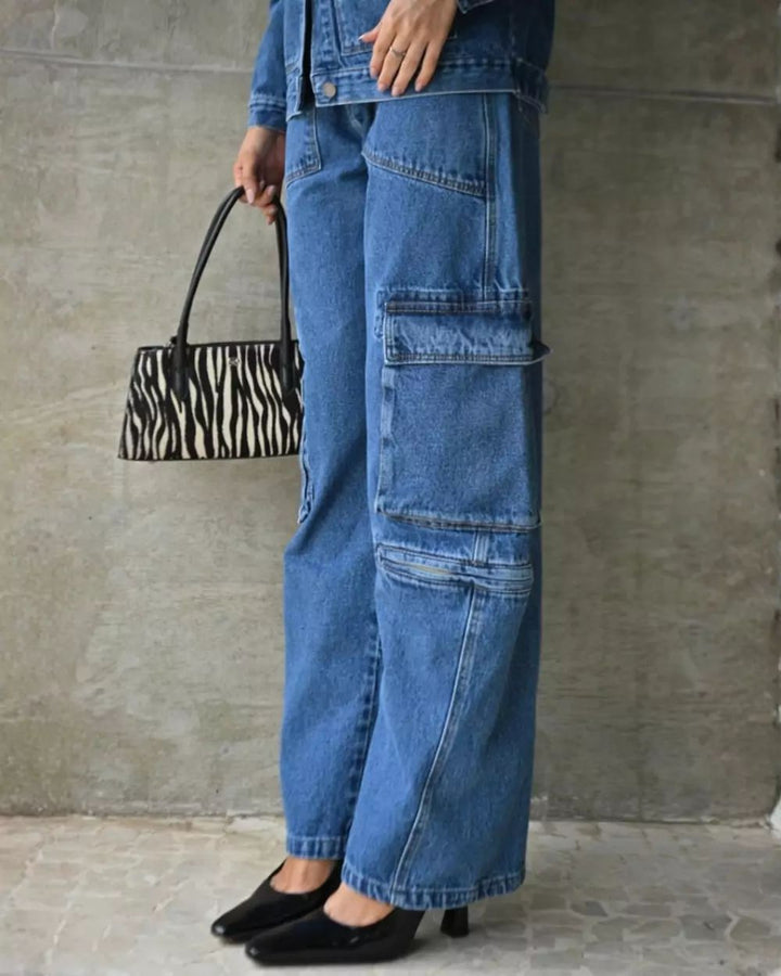 Alcance Jeans - Calças Cargo Zaya