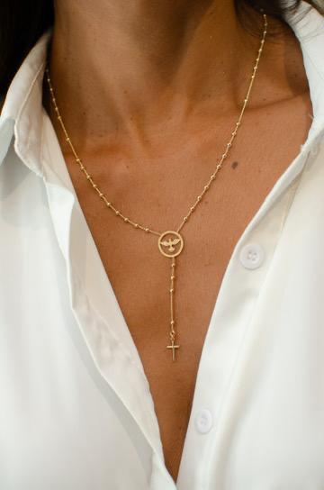 Nuria - Delicate Holy Spirit Necklace