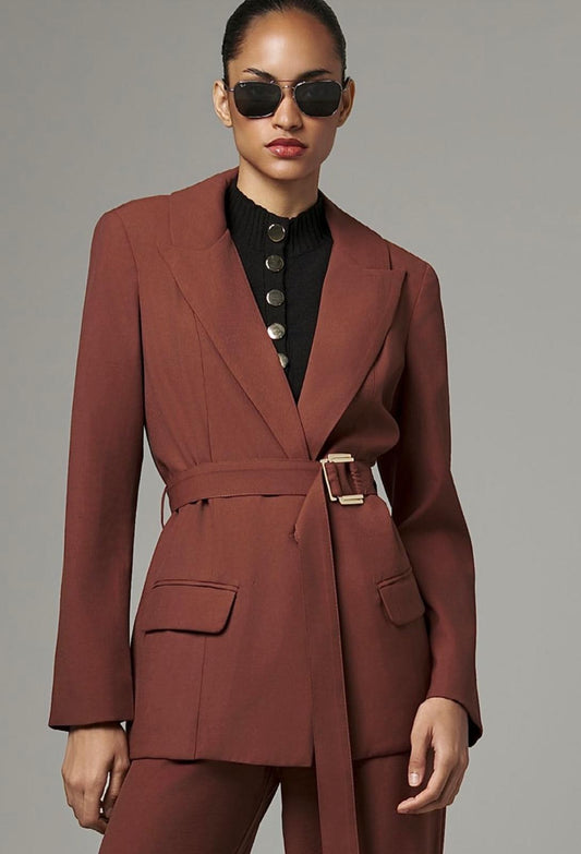 Lore - Metal Buckle Blazer Set