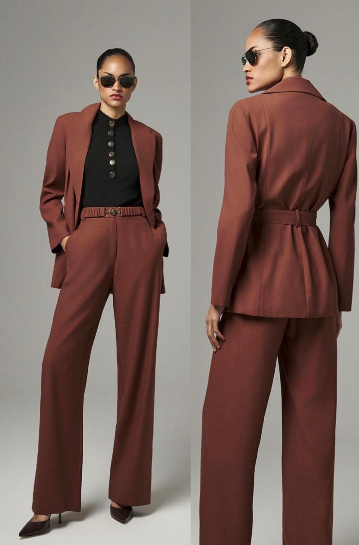 Lore - Metal Buckle Blazer Set