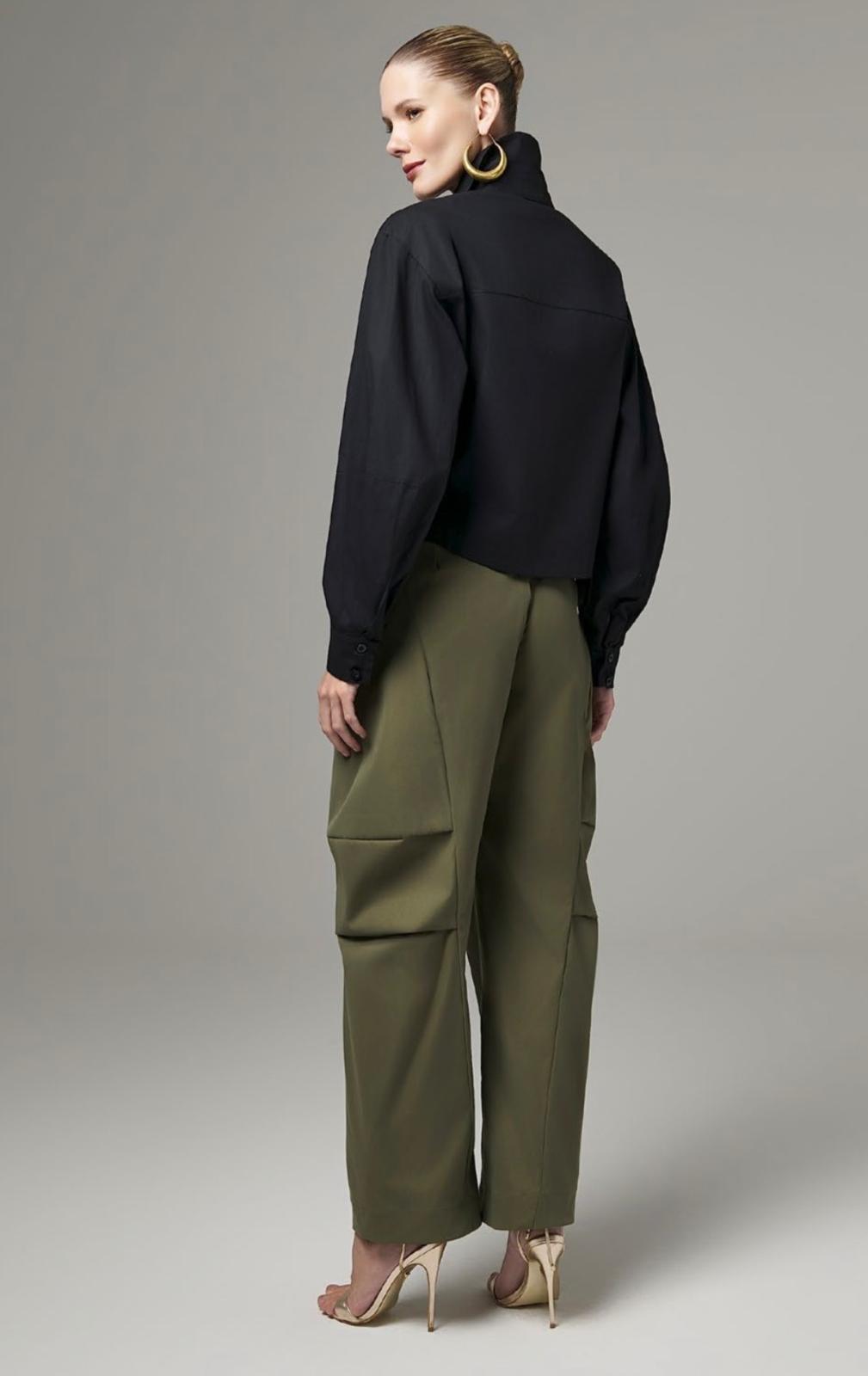 Lore - Barrel Leg Trousers Side Pleats